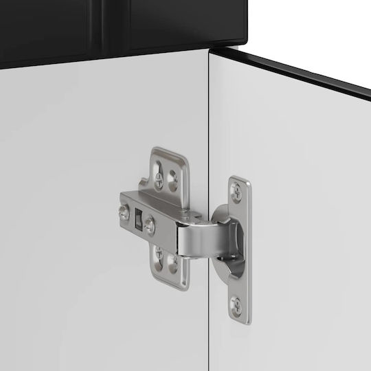 Lucca Spülbeckenschrank Black 60x46x81.5Stück