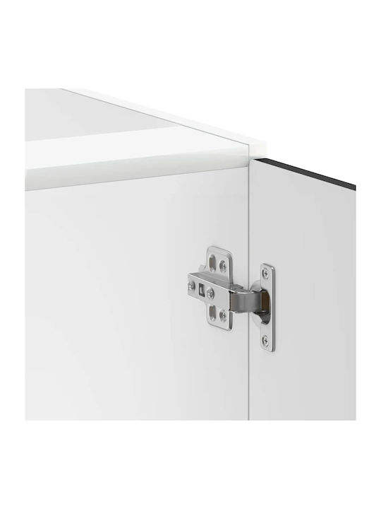 Lucca Ντουλάπι Νεροχύτη Μαύρο 60x46x81.5εκ.