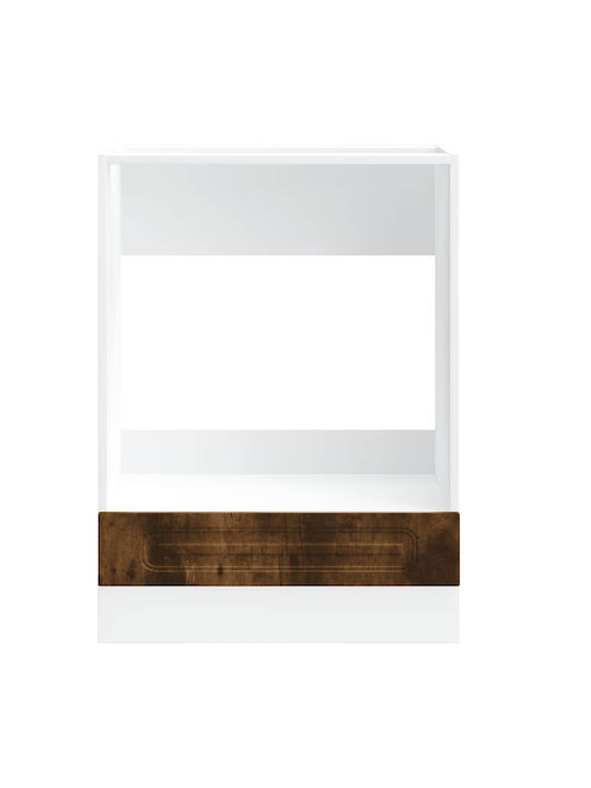 Kalmar Шкаф за Долен Фурна Smoked Oak Wood 60x46x81.5бр