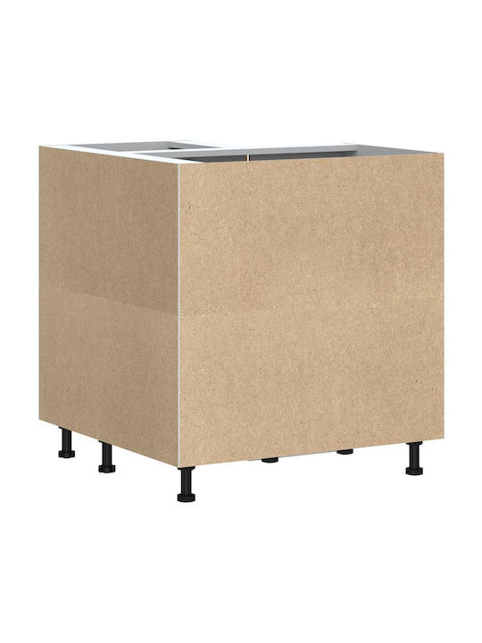 Lucca Corner Cabinet Wall Concrete Grey 75.5x75.5x81.5pcs