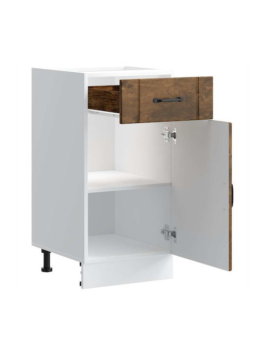Lucca Spülbeckenschrank Smoked Oak 40x46x81.5cm
