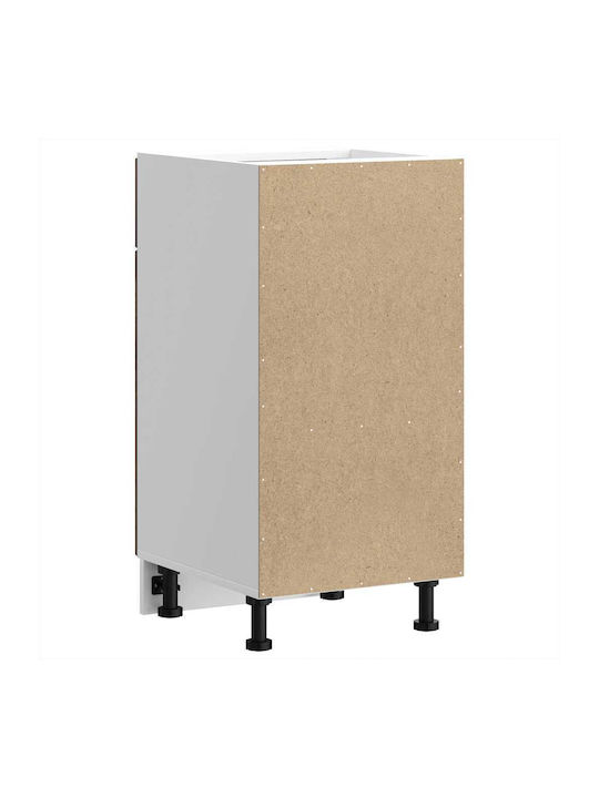 Lucca Spülbeckenschrank Smoked Oak 40x46x81.5cm