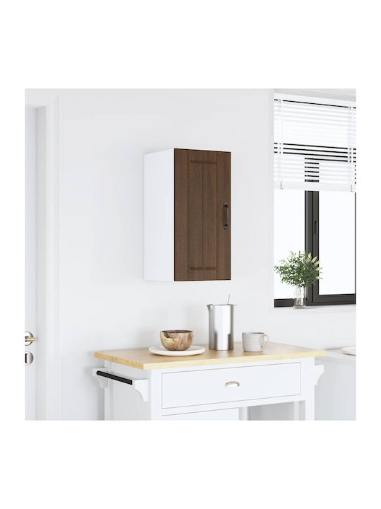 Lucca Cabinet Wall Brown Oak 31pcs