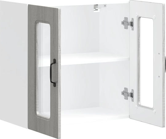 Kalmar Ντουλάπι Κρεμαστό Γκρι Sonoma 60x31x60εκ.