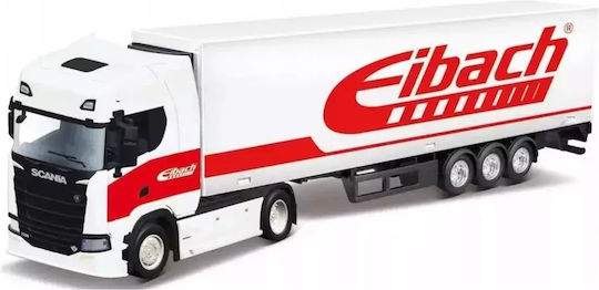 Bburago Street Fire Haulers With Trailer Scania 770S Eibach Φορτηγό 1:43 για 3+ Ετών