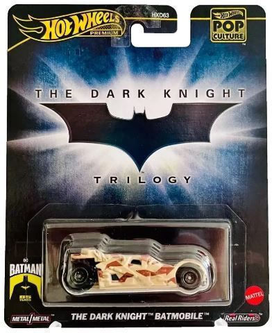 Hot Wheels Premium Car Pop Culture Batman Dark Knight Batmobile 3+ Years 1:64 for 3+ Years