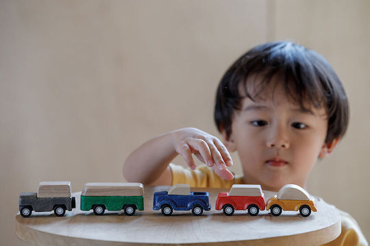 Plan Toys Σετ Αυτοκινητάκια για 3+ Ετών