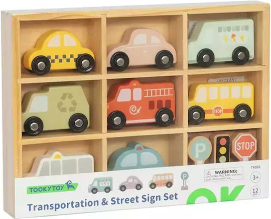 Tooky Toys Σετ Αυτοκινητάκια για 3+ Ετών