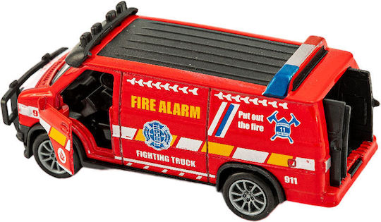 Gounaridis Toys Toy Car Fire Truck Pull Back Firefighting