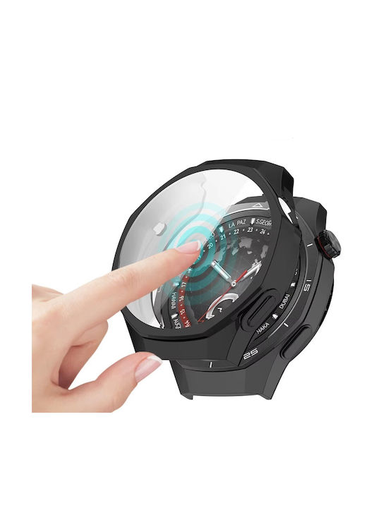 Cele mai bune accesorii 2 în 1 carcasă de protecție neagră Huawei Watch GT5 Pro 46mm