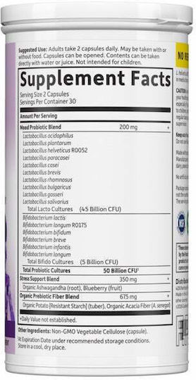Garden Of Life Dr. Formulated Probiotics Mood+ Συμπλήρωμα με Προβιοτικά 60 φυτικές κάψουλες