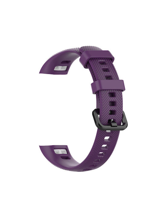 Λουράκι Σιλικόνης Μωβ (Huawei Band 4Honor Band 4/5)