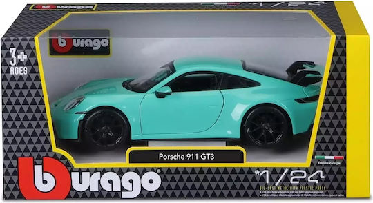 Bburago Αυτοκινητάκι Porsche 911 GT3 - Mint Green 1:24 για 3+ Ετών