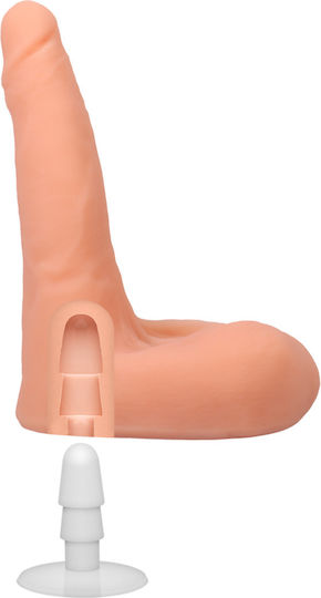 Doc Johnson Lucas Frost Realistic Ultraskyn Ρεαλιστικό Dildo με Όρχεις Flesh 18cm