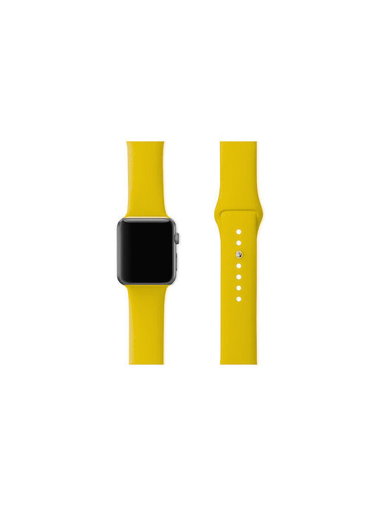 Strap Silicone Yellow (Apple Watch 42 / 44 / 45 / 49 mm - Yellow)