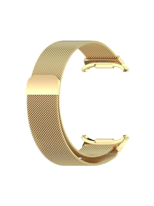 Techsuit Rostfreies Stahl Gold Tragbare Bänder (Galaxy Watch Ultra / Ultra 2)