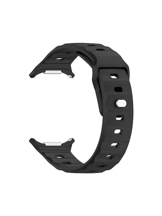 Techsuit W055 Λουράκι Σιλικόνης Μαύρο (Galaxy Watch Ultra / Ultra 2)