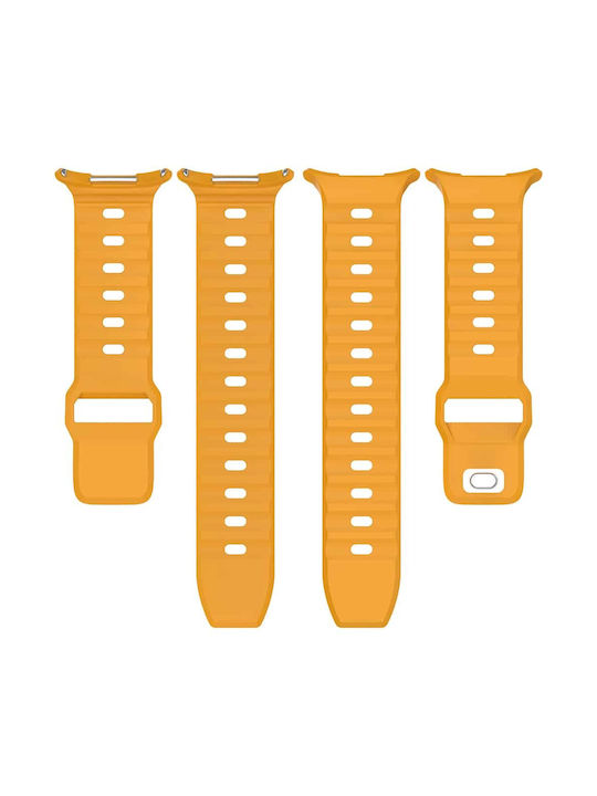 Techsuit W055 Λουράκι Σιλικόνης Μαύρο (Galaxy Watch Ultra / Ultra 2)