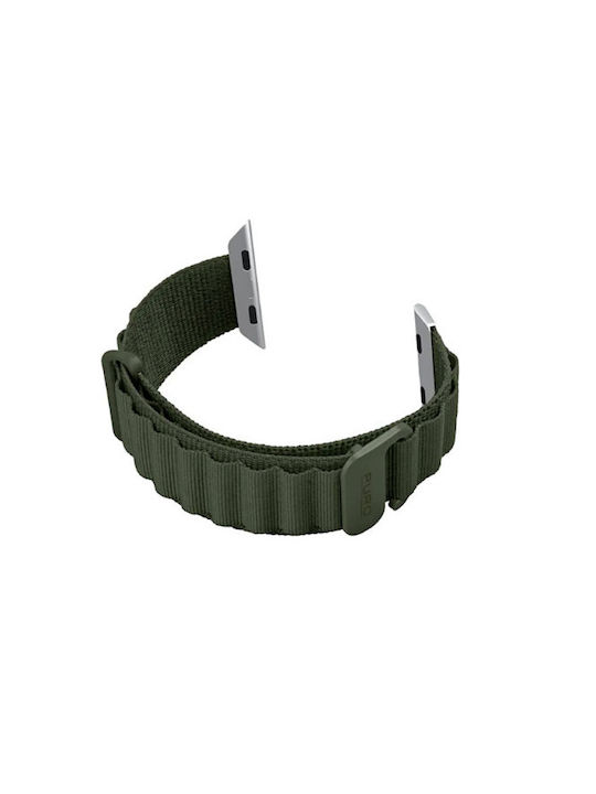 Puro Extreme Strap Fabric Green (Apple Watch 44/45/46mm/Ultra 49mm) PUAW44EXTREMEDKGRN