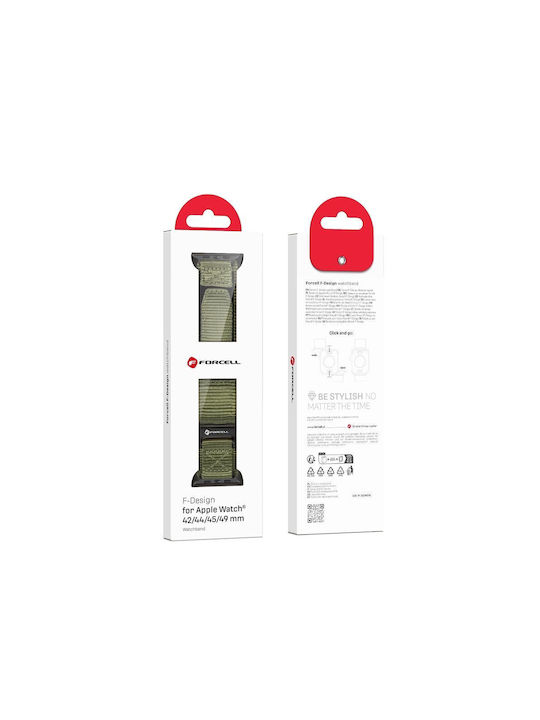 Forcell F-design Armband Grün (Apple Watch 42/44/45/49 mm)