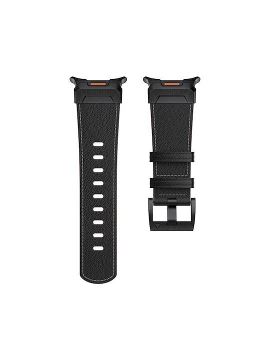 Tech-Protect Delta Pro Curea Piele Negru (Galaxy Watch Ultra)