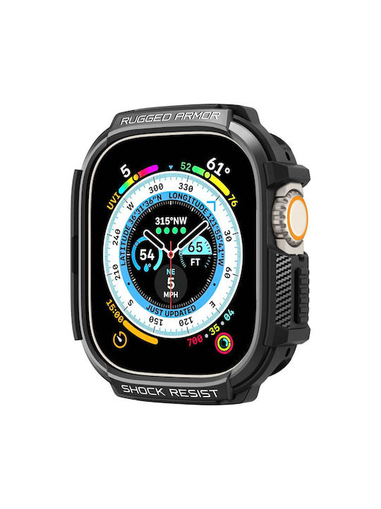 Spigen Rugged Armor Θήκη Σιλικόνης σε χρώμα για Apple Watch Ultra 49mm Spigen Rugged Armor Θήκη Σιλικόνης σε χρώμα για Apple Watch Ultra 49mm
