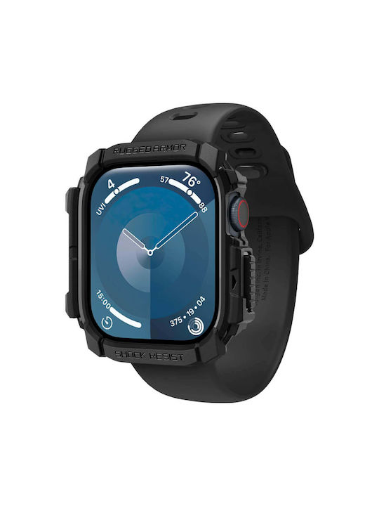 Spigen Rugged Armor σε Μαύρο χρώμα για Apple Watch 42mm