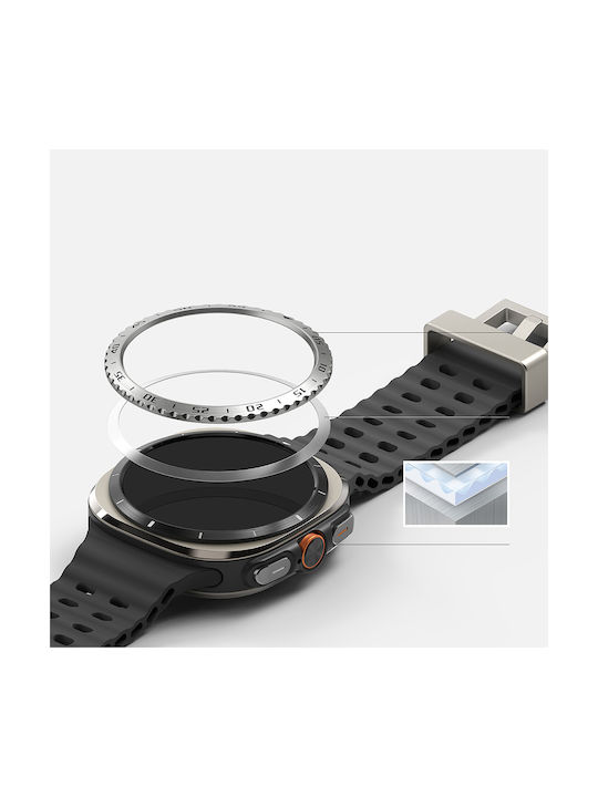 Ringke Bezel Protector in Silver color for Samsung Galaxy Watch Ultra 47mm