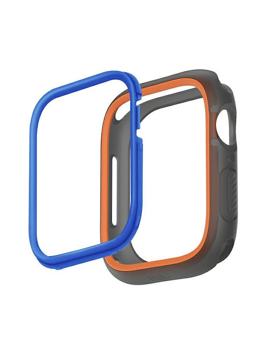 Uniq Moduo Θήκη Σιλικόνης Πορτοκαλί / Μπλε για Apple Watch 45 mm, Apple Watch 44 mm Uniq Moduo Θήκη Σιλικόνης Πορτοκαλί / Μπλε για Apple Watch 45 mm, Apple Watch 44 mm
