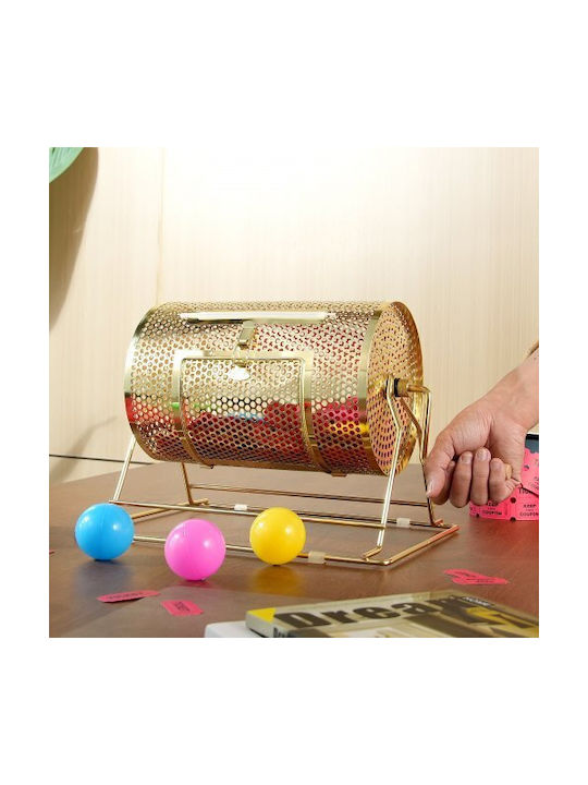 Vevor Draw Drum Metal Cage Raffle Wooden Handle Capacity 2500 Tickets or 100 Ping Pong Balls Cjgjs12yc0003g2kpv0