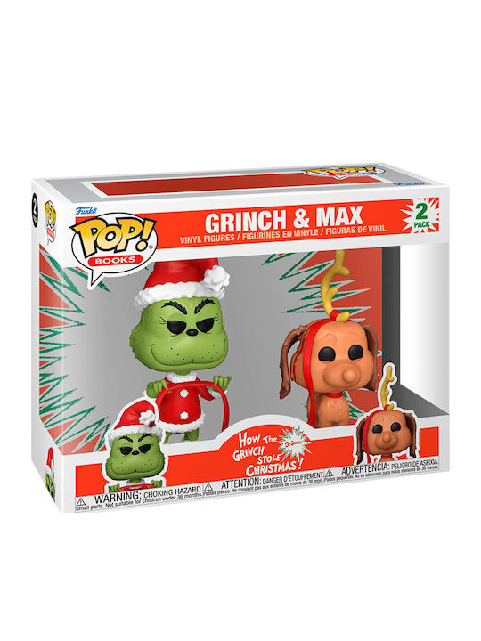 Funko Pop! Bücher: Wie der Grinch Weihnachten gestohlen hat - Grinch & Max 2er-Pack