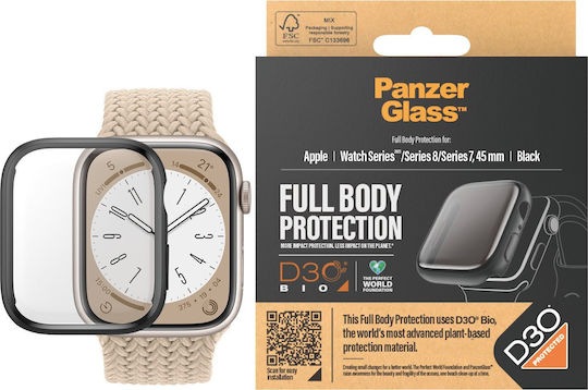 PanzerGlass Protecție De Ecran Full Body Pentru Apple Watch 45mm 1 Buc 3690
