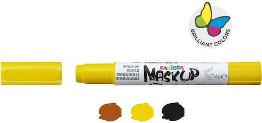 Gesichtsfarbe 3er-Set Carioca Maskup Braun-Gelb-Schwarz