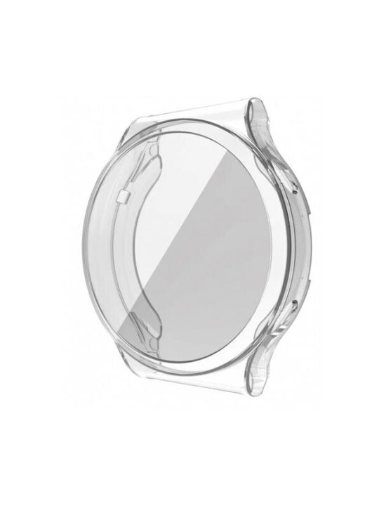 Electroplated Silikonhülle mit Glas in Transparent Farbe für Huawei Watch GT 2 Pro