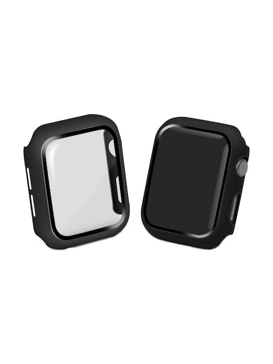 360 Πλαστική Θήκη σε Μαύρο χρώμα για Apple Watch Series 8 45mm