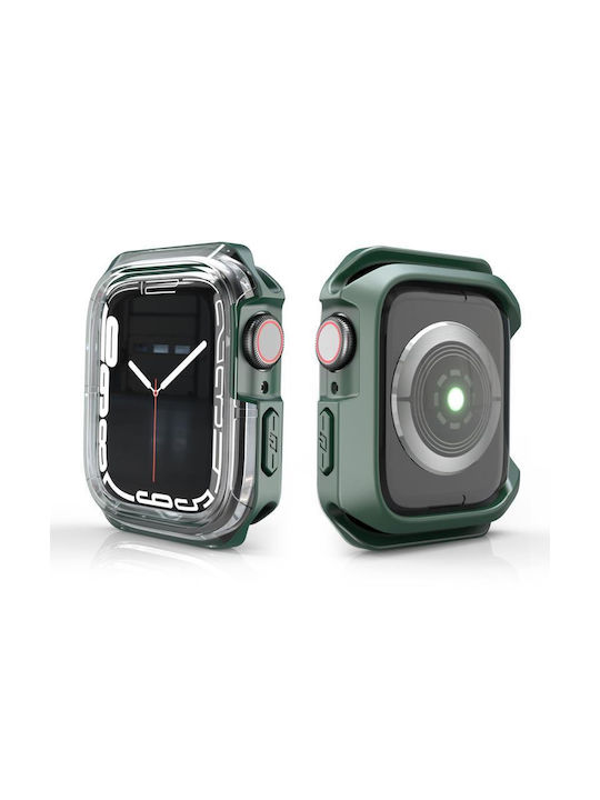 Devia Silikonhülle in Grün Farbe für Apple Watch 41mm