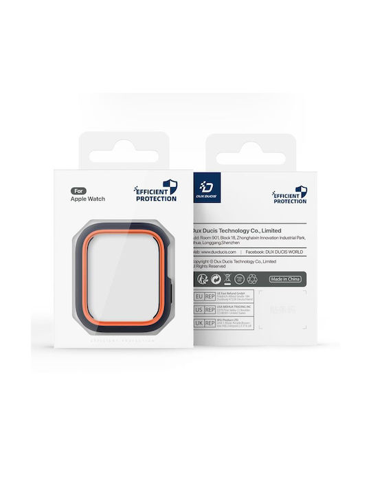 Hard Carcasă de Plastic în culoarea Negru pentru Apple Watch Series 7/8/9