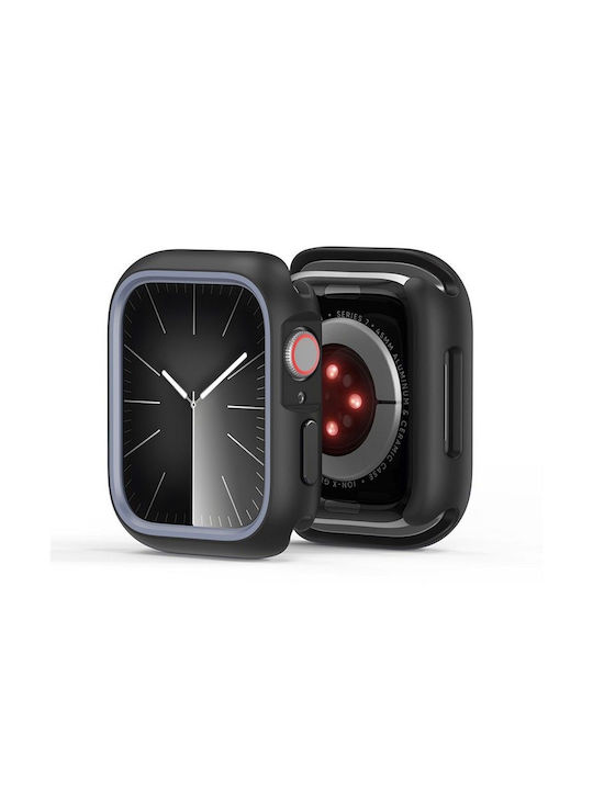 Hard Πλαστική Θήκη σε Μαύρο χρώμα για Apple Watch Series 7/8/9