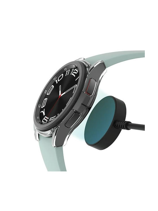 Araree Nukin Plastic Case in Transparent color for Galaxy Watch6 Classic 43mm