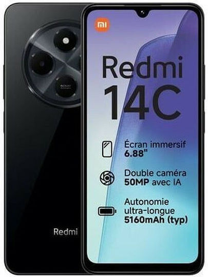 Xiaomi Redmi 14C Dual SIM (8/256GB) Черен Midnight