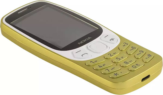 Nokia 3210 Dual-SIM Handy mit Tasten Y2K Gold