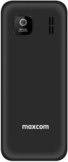 MaxCom MM248 Dual SIM Мобилен Телефон с Бутони Черен