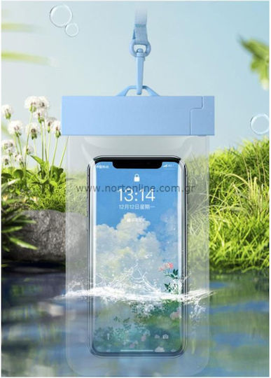iNOS Αδιάβροχη Θήκη έως 6.9" Διάφανο Γαλάζιο N64876