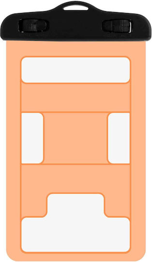 Universal Wasserdichtes Gehäuse / Armbinde bis 5.8" Orange