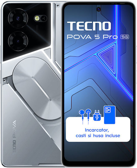 Tecno Pova 5 Pro 5G Dual SIM (8/256GB) Γκρι