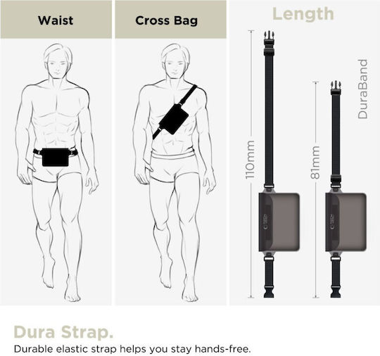 Tech-Protect UWP10 Pouch έως 10" Μαύρο