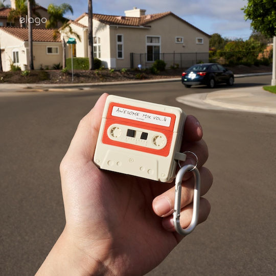 Elago Cassette Θήκη Σιλικόνης σε Λευκό χρώμα για Apple AirPods 4