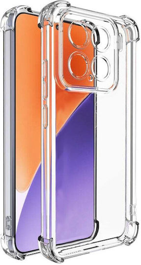 Techsuit Shockproof Clear Umschlag Rückseite Silikon Transparent (Xiaomi 15)