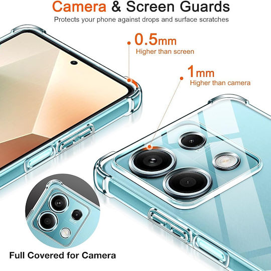 Techsuit Shockproof Clear Umschlag Rückseite Silikon Transparent (Xiaomi 15)
