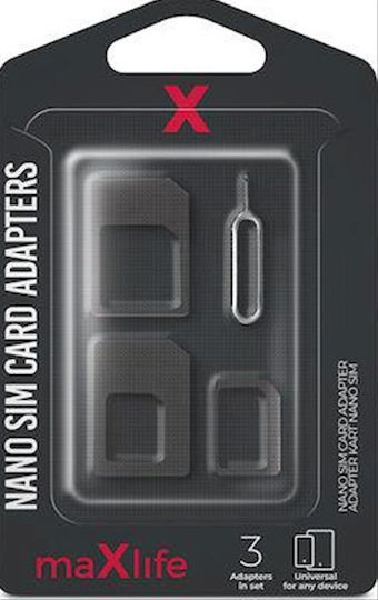 Maxlife Nano SIM Adapter in Black color